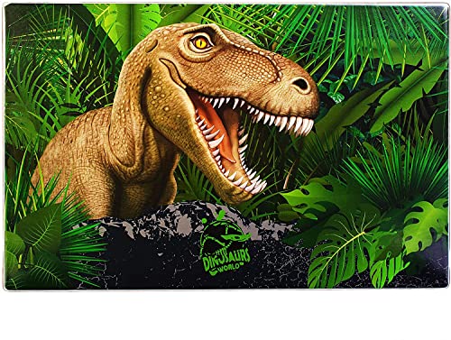 Schreibtischunterlage Unterlage Dinosaurier Tyrannosaurus T-Rex Dino - 60 cm x 40 cm - Tischunterlage Knetunterlage Bastelunterlage mit Einschubfach von-Kids4shop Schreibtischunterlage Unterlage Dinosaurier Tyrannosaurus T-Rex Dino - 60 cm x 40 cm - Tischunterlage Knetunterlage Bastelunterlage mit Einschubfach von-Kids4shop von KIDS4SHOP