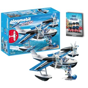 Kidstell Playmobil 9436 Polizei-Wasserflugzeug eBook Polizei Ausmalbuch von Kidstell