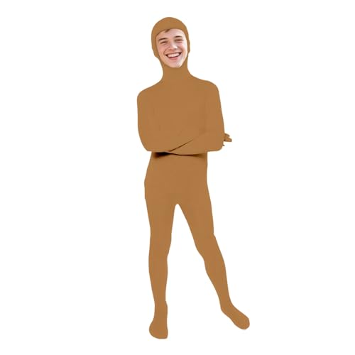 Ganzkörper-Kostüm, Braun, XS, origineller Body für Erwachsene und Kinder, super Stretch-Anzug, ideal für DIY-Party-Outfit, Halloween, Cosplay, Fasching, für Damen und Herren Ganzkörper-Kostüm, Braun, XS, origineller Body für Erwachsene und Kinder, super Stretch-Anzug, ideal für DIY-Party-Outfit, Halloween, Cosplay, Fasching, für Damen und Herren von Kiduoua