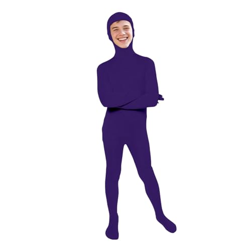 Ganzkörper-Kostüm, Dunkelviolett, Größe S, origineller Body für Erwachsene und Kinder, super Stretch-Anzug, ideal für DIY-Party-Outfit, Halloween, Cosplay, Fasching, für Damen und Herren Ganzkörper-Kostüm, Dunkelviolett, Größe S, origineller Body für Erwachsene und Kinder, super Stretch-Anzug, ideal für DIY-Party-Outfit, Halloween, Cosplay, Fasching, für Damen und Herren von Kiduoua