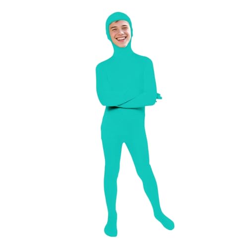 Ganzkörper-Kostüm, Mintgrün, origineller Body für Erwachsene und Kinder, super Stretch-Anzug, ideal für DIY-Party-Outfit, Halloween, Cosplay, Fasching, für Damen und Herren Ganzkörper-Kostüm, Mintgrün, origineller Body für Erwachsene und Kinder, super Stretch-Anzug, ideal für DIY-Party-Outfit, Halloween, Cosplay, Fasching, für Damen und Herren von Kiduoua