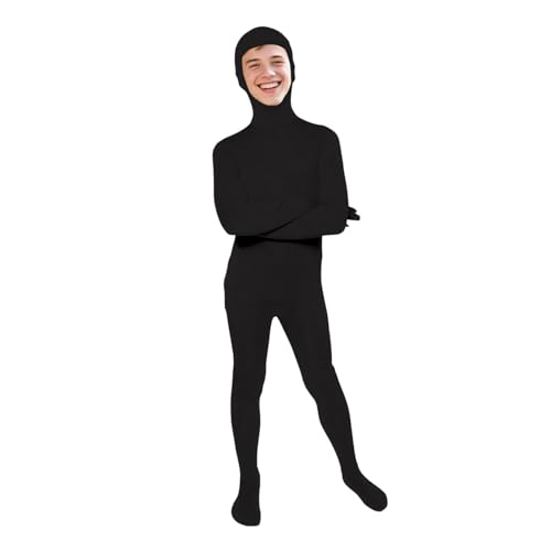 Ganzkörper-Kostüm, Schwarz, Größe S, origineller Body für Erwachsene und Kinder, super Stretch-Anzug, ideal für DIY-Party-Outfit, Halloween, Cosplay, Fasching, für Damen und Herren Ganzkörper-Kostüm, Schwarz, Größe S, origineller Body für Erwachsene und Kinder, super Stretch-Anzug, ideal für DIY-Party-Outfit, Halloween, Cosplay, Fasching, für Damen und Herren von Kiduoua