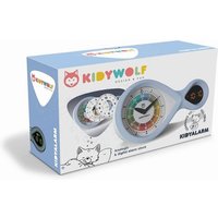 Analoger & digitaler Wecker hellblau von Kidywolf