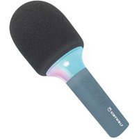 Mikrofon Bluetooth mit Licht blau von Kidywolf