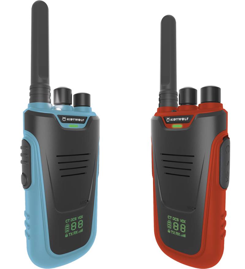 Kidywolf Walkie Talkie - 2 st. - Kidytalk - Blau/Rot - Kidywolf - One Size - Kuscheltiere Kidywolf Walkie Talkie - 2 st. - Kidytalk - Blau/Rot - Kidywolf - One Size - Kuscheltiere von Kidywolf