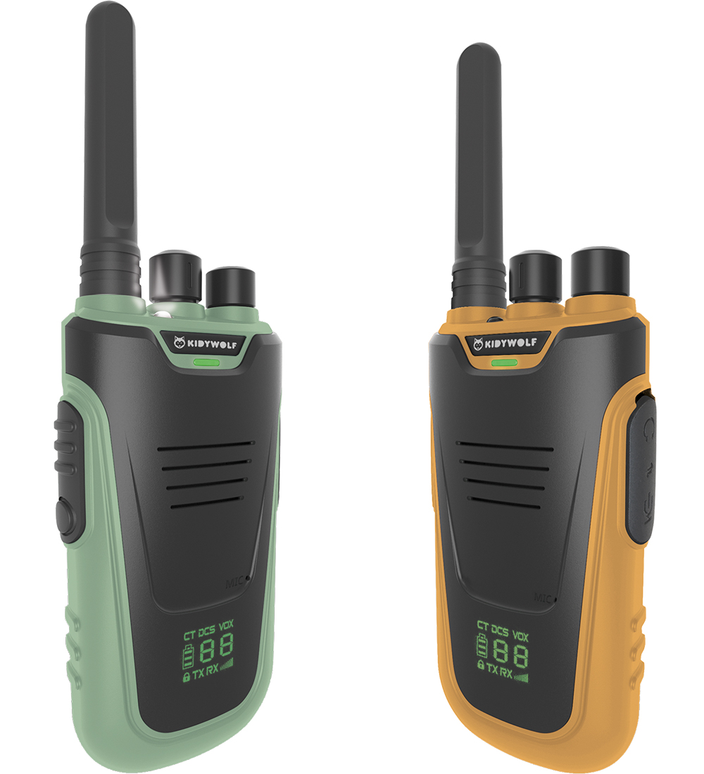 Kidywolf Walkie Talkie - 2 st. - Kidytalk - Grün/Orange - Kidywolf - One Size - Kuscheltiere Kidywolf Walkie Talkie - 2 st. - Kidytalk - Grün/Orange - Kidywolf - One Size - Kuscheltiere von Kidywolf