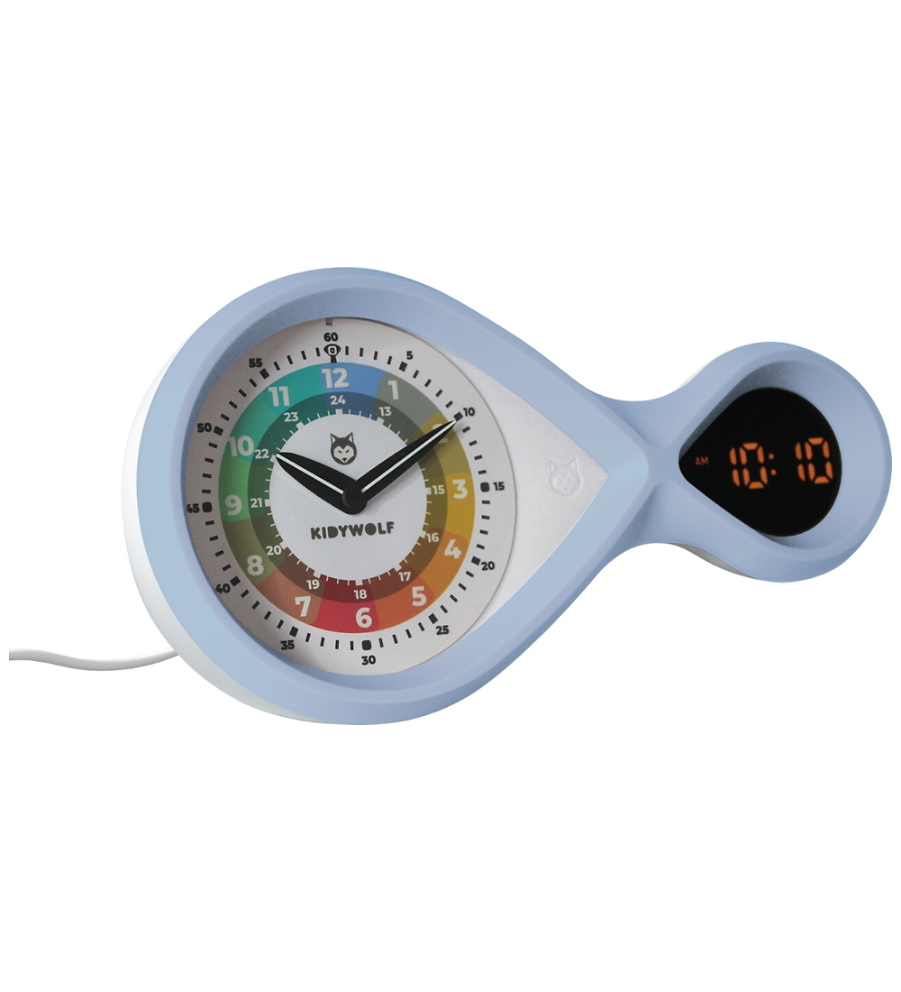 Kidywolf Wecker - Analog/Digital - Kidya Alarm - Blau - Kidywolf - One Size - Nachtlicht Kidywolf Wecker - Analog/Digital - Kidya Alarm - Blau - Kidywolf - One Size - Nachtlicht von Kidywolf