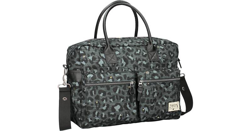 Wickeltasche, Kidzroom Care Leopard Love schwarz von Kidzroom