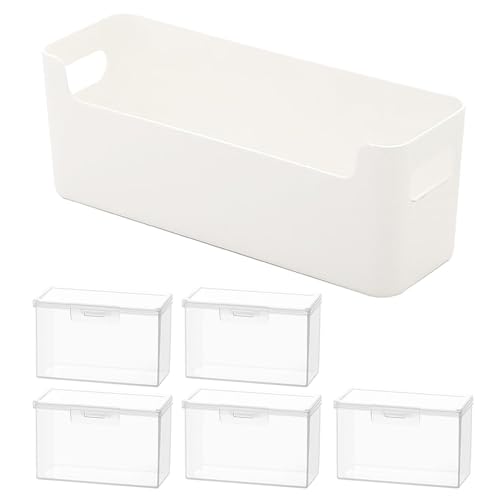 6 Einheiten Sichtbare Organisatorenboxen Mit Deckel Und Modularen Trennwänden Für Effizientes Schulpraxis Haushaltsanforderungen Tragbarer Kartenorganisator Box Schüler Und Fachkräfte 6 Einheiten Sichtbare Organisatorenboxen Mit Deckel Und Modularen Trennwänden Für Effizientes Schulpraxis Haushaltsanforderungen Tragbarer Kartenorganisator Box Schüler Und Fachkräfte von KieTeiiK