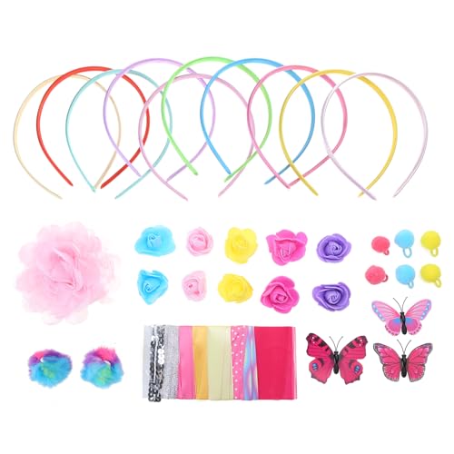 DIY Stirnband Bastelset Für Mädchen Kinder Festival Geburtstagsgeschenk Einzigartiges DIY Haarband Bastelset Mehrere Kombinationen DIY Stirnband Zubehör von KieTeiiK