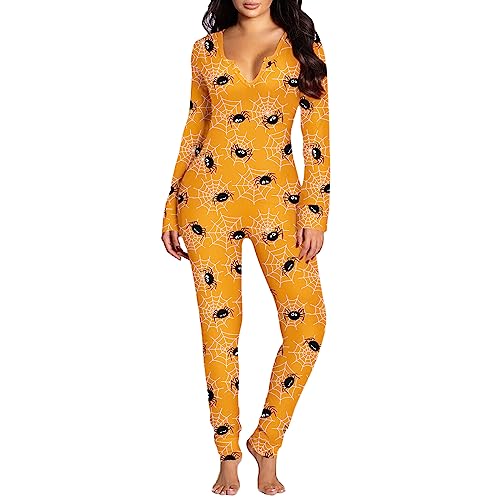 Damen Body Mit 3D Digitaldruck Catsuit Dehnbar Halloween Overalls Strampler Karneval Gruseliges Cosplay Kostüm Loungewear Digitaldruck Schmale Catsuits von KieTeiiK