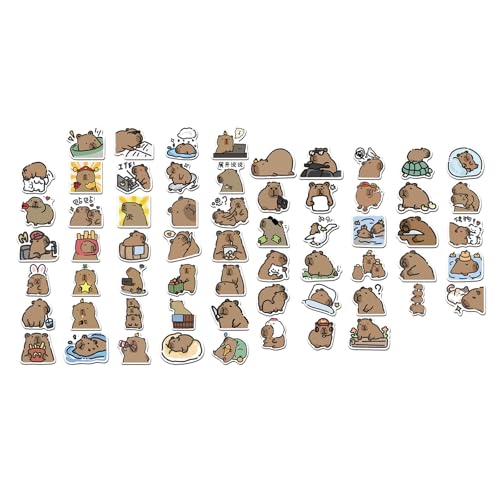 KieTeiiK 62pcs/Blatt Cartoon Capybara Aufkleber Kleber Animalaufkleber Für Scrapbooks Tagebücher Wasserflasche Schüler Kinder Bevorzugen Cartoon Aufkleber KieTeiiK 62pcs/Blatt Cartoon Capybara Aufkleber Kleber Animalaufkleber Für Scrapbooks Tagebücher Wasserflasche Schüler Kinder Bevorzugen Cartoon Aufkleber von KieTeiiK
