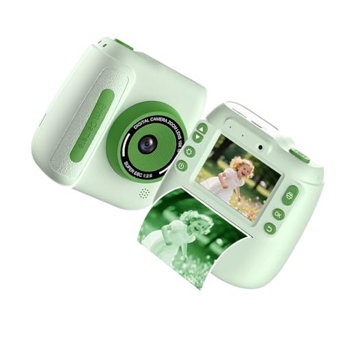 KieTeiiK Childrens Double Objektivkamera Foto Druck 0 2s Verschluss Autoweißabgleich ABS Spielzeug Geschenk Doppel Objektiv Spielzeugkamera von KieTeiiK