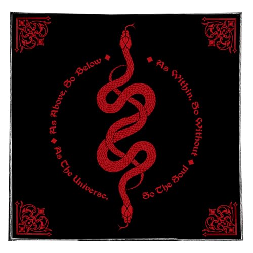 KieTeiiK Eleganter Tarottischabdeckung Dekorative Tarots Fabric Astrologys Tischabdeckungen Für Psychische Lesungen Und Ritualabdeckung Von Kristallhexen von KieTeiiK