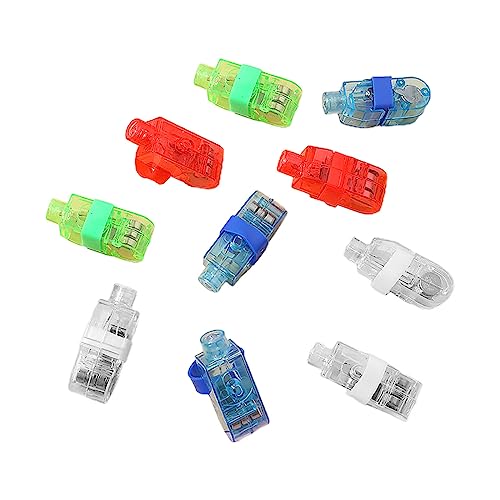 KieTeiiK Fingerlichter 10Bulk Party Bevorzugung LED LICHT Leuchten Glühen Toy Blinking Holiday Party Requisiten Toy von KieTeiiK