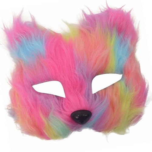 KieTeiiK Realistische Füchse Rollenspiel Maske Mit Pelzigen Pelzigen Plüsch Akzenten Halbgesichtsdesign Für Halloween Feierlichkeiten Und Performances Halloween Maske Mit Detaillierter Handwerkskunst KieTeiiK Realistische Füchse Rollenspiel Maske Mit Pelzigen Pelzigen Plüsch Akzenten Halbgesichtsdesign Für Halloween Feierlichkeiten Und Performances Halloween Maske Mit Detaillierter Handwerkskunst von KieTeiiK
