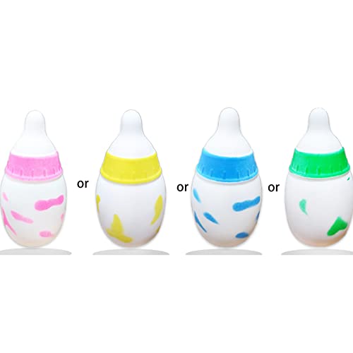 KieTeiiK Toys,2,36 x 4,92 Zoll Kinder-Milchflasche aus Kunststoff mit Zubehör weiches lustiges Tischspielzeug drinnen und draußen von KieTeiiK