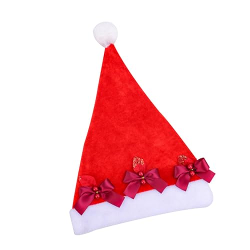 KieTeiiK Weihnachtsmann Weihnachtshüte Mit Bögen Erwachsene Frauen Männer Weihnachtsfeiertag Santas Klauseln Hüte Für Neujahrsfeier Dekorter Weihnachten KieTeiiK Weihnachtsmann Weihnachtshüte Mit Bögen Erwachsene Frauen Männer Weihnachtsfeiertag Santas Klauseln Hüte Für Neujahrsfeier Dekorter Weihnachten von KieTeiiK