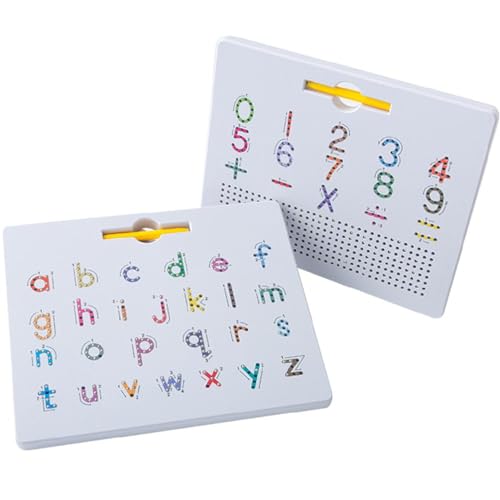Kinder Magnet Tracing Board ABC Brief Lernen Board Aids Für Vorschule 3 4 5 Schreiben Tablet Spielzeug Für Grundschule Brief Board von KieTeiiK