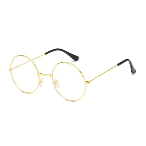 Klare Linse Brille Für Plüsch Ente Spielzeug 30 Cm/11 8'' Puppen Zubehör Metall Runde Rahmen Für Kinder So Tun Sie Zum Spielen T Puppen Brille von KieTeiiK