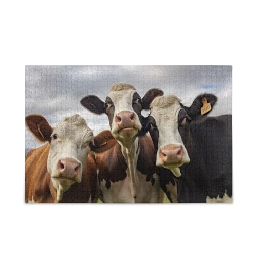 Kigai Bauernhof Kuh 500 Teile Holzpuzzle für Erwachsene Teenager Kinder, lustiges Familienspiel für Urlaub, Spielzeug, Geschenk, Heimdekoration Kigai Bauernhof Kuh 500 Teile Holzpuzzle für Erwachsene Teenager Kinder, lustiges Familienspiel für Urlaub, Spielzeug, Geschenk, Heimdekoration von Kigai