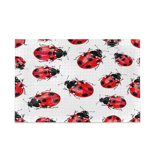 Kigai Ladybugs 1000 Teile Holzpuzzle für Erwachsene Teens Kinder, lustiges Familienspiel für Urlaub Spielzeug Geschenk Wohnkultur, g361956501p454c489s971 Kigai Ladybugs 1000 Teile Holzpuzzle für Erwachsene Teens Kinder, lustiges Familienspiel für Urlaub Spielzeug Geschenk Wohnkultur, g361956501p454c489s971 von Kigai