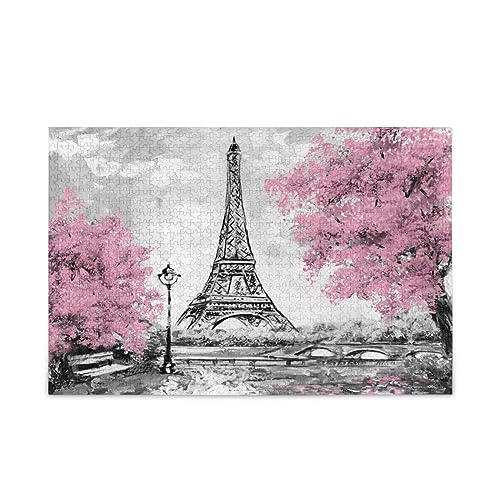 Kigai Romantischer Eiffelturm, 500 Teile, Holzpuzzle für Erwachsene, Teenager, Kinder, lustiges Familienspiel für Urlaub, Spielzeug, Geschenk, Heimdekoration Kigai Romantischer Eiffelturm, 500 Teile, Holzpuzzle für Erwachsene, Teenager, Kinder, lustiges Familienspiel für Urlaub, Spielzeug, Geschenk, Heimdekoration von Kigai