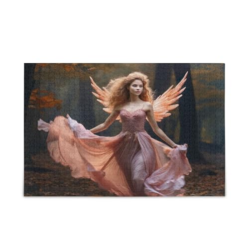 Kigai Schönes Feen-Puzzle aus Holz, 1000 Teile, für Erwachsene, Teenager, Kinder, lustiges Familienspiel für Urlaub, Spielzeug, Geschenk, Heimdekoration Kigai Schönes Feen-Puzzle aus Holz, 1000 Teile, für Erwachsene, Teenager, Kinder, lustiges Familienspiel für Urlaub, Spielzeug, Geschenk, Heimdekoration von Kigai