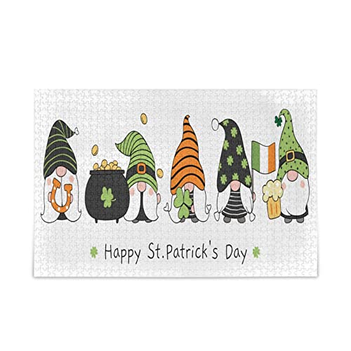 Kigai St. Patrick's Day Zwerg 500 Teile Großes Holzpuzzle für Erwachsene Teenager Kinder, lustiges Familienspiel, handgefertigte Puzzles für Urlaub, Spielzeug, Geschenk, Heimdekoration Kigai St. Patrick's Day Zwerg 500 Teile Großes Holzpuzzle für Erwachsene Teenager Kinder, lustiges Familienspiel, handgefertigte Puzzles für Urlaub, Spielzeug, Geschenk, Heimdekoration von Kigai