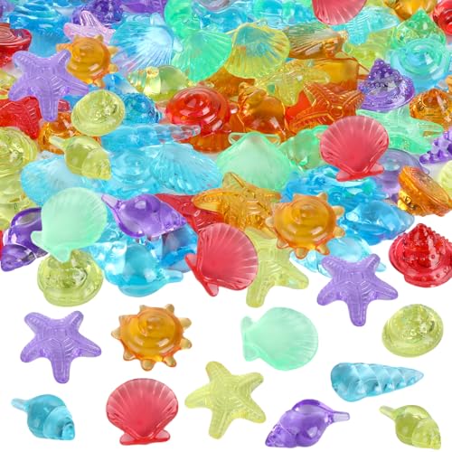 110 Stück Tauchjuwel Pool Spielzeug, Tauchspielzeug für Kinder, Edelsteine für Kinder Schatzsuche, Bunte Acryl, Tauchen Edelsteine Pool Spielzeug für Mädchen Junge von Kigift