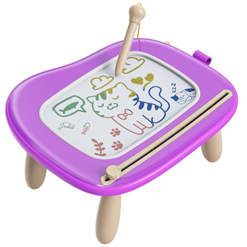 Kikapabi Magnetic Drawing Board, Magna Drawing Board for Toddlers 1-3, Birthday, Educational Learning Toys,Toys for Toddler Boys and Girls(Purple) Kikapabi Magnetic Drawing Board, Magna Drawing Board for Toddlers 1-3, Birthday, Educational Learning Toys,Toys for Toddler Boys and Girls(Purple) von Kikapabi