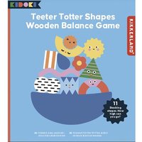 TeeterTotterShape Wood Balance Game von Kikkerland