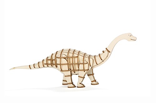 Kikkerland Apatosaurus 3D Wooden Puzzle (GG124) von Kikkerland