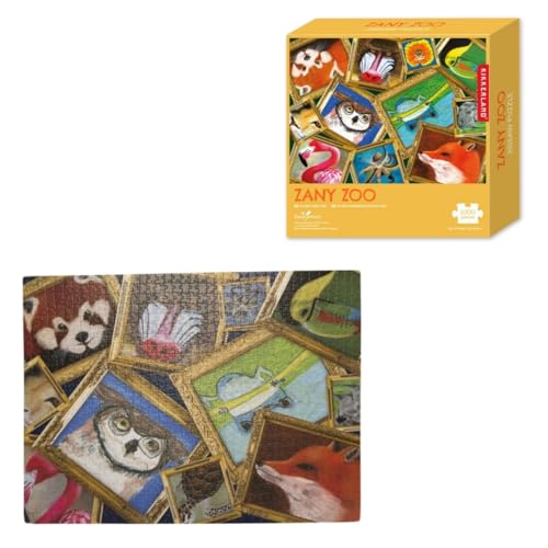 Kikkerland GG184 TIERFARBEN Puzzles, bunt Kikkerland GG184 TIERFARBEN Puzzles, bunt von Kikkerland