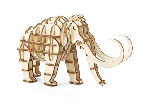 Kikkerland Wooly Mammoth 3D Wooden Puzzle (GG125) von Kikkerland