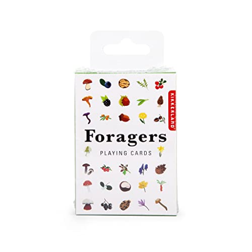 foragers - Futterkarten Spielkarten von Kikkerland