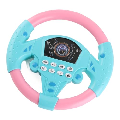 Baby Bildung Copilot Lenkradmusik Kinder Intelligentes Spielzeug Intelligent (Rosa blau) von Kikumi
