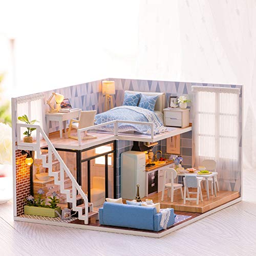 Doll House DIY Toy Toy Kit Schönes Puppenhaus mit Musik The Castle Am Himmel Doll House DIY Toy Toy Kit Schönes Puppenhaus mit Musik The Castle Am Himmel von Kikumi