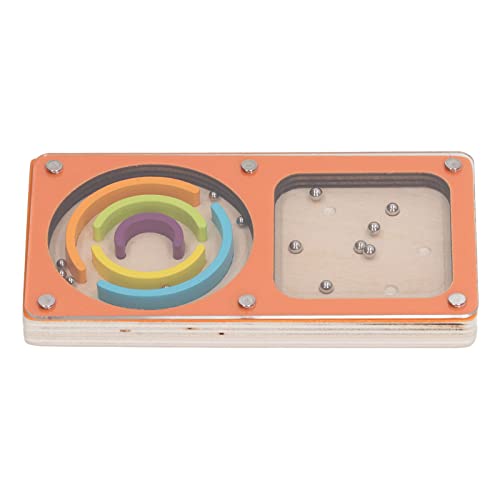 Kids Handheld Pinball Game Lernung Early Lernen Bright Color Fine Motor Safball Labyrinth Spiel (Klein) von Kikumi