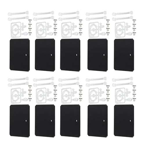 Kikumi 10PCSSET Assembly Action Abbildung Anzeige Halter Basispuppenmodell Support Ständer mit Zubehör für 1/144 (Schwarz) von Kikumi