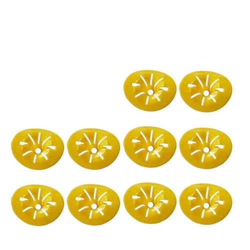 Kikumi 10pcs Blumenförmige Bienenfänger Garden Home Killer Mini Trap Wiederverwendbare Praktische Praktische Ungezieferkontrolle (Gelb) von Kikumi