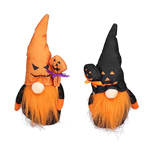 Kikumi 2pcs Halloween Gesichtsloser Puppenzwerg GNOME Puppengeschenke Party Requisiten Liefert Halloween -Dekoration für Zuhause von Kikumi