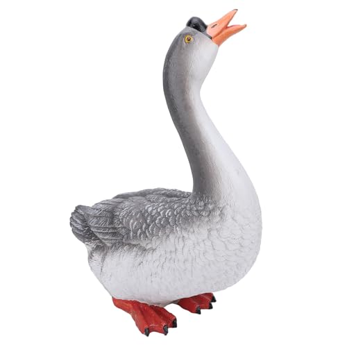 Kikumi Gänsestatue Figur Harz Grau Gans Kikumi Gänsestatue Figur Harz Grau Gans von Kikumi