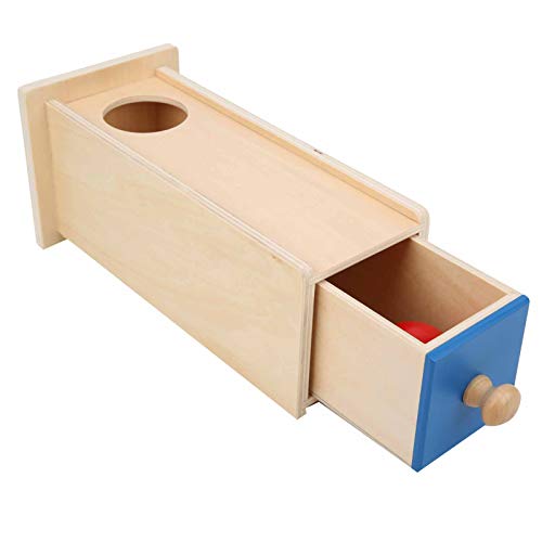 Kikumi Imbucare Box für Babys, Kinderspielzeug, Holzwährung Box, und Mädchen (Kugel rechteckige Schublade) von Kikumi