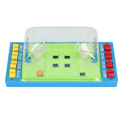 Kikumi Interaktives Basketballspiel Spielzeug Verbesserung der Fingerfinger -Geschicklichkeit Dual Player Finger Basketball Tischspiel für Top (Blau) von Kikumi