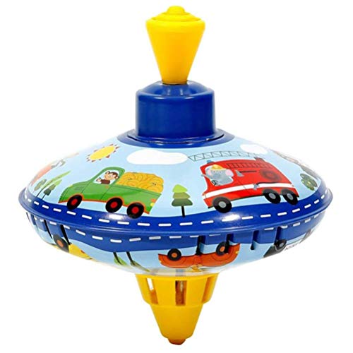 Kikumi Iron Spinningtop Toy Metal Traditionelle Spinnspielzeug Bildungspflicht für Kinder (Auto) von Kikumi