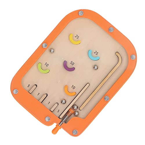 Kikumi Kids Handheld Pinball Game Lernung Early Lernen Bright Color Fine Motor Safball Labyrinth Spiel (Medium) von Kikumi