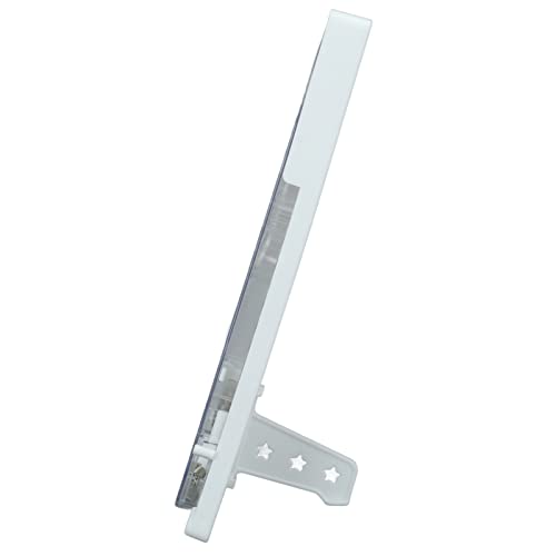 Kikumi Kids Pinball-Spiel Verbessert Hand-Eye-Koordination Flipper Rennspielzeug mit Stand (Weiß) von Kikumi