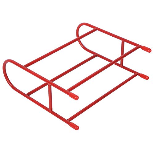 Kikumi Metall -RC -Auto Reifen Speicher Rack Regalzubehör für 1/10 -Skala -Fernbedienungsauto (Rot) von Kikumi