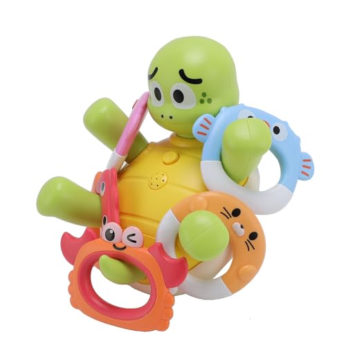 Kikumi Noennelektrische Wasserspray -Schildkröte Baden Spielzeug Elektrisches Schildkrötenspielzeug mit 5 -pcs -Ringen für Badezimmer Kikumi Noennelektrische Wasserspray -Schildkröte Baden Spielzeug Elektrisches Schildkrötenspielzeug mit 5 -pcs -Ringen für Badezimmer von Kikumi
